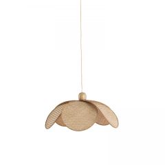 Lavrio hanglamp Ø48x29 cm - webbing naturel/hout