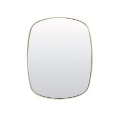 Labro spiegel 40x1,5x50 cm - helder glas+goud