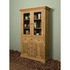 Bologna vitrinekast - 115 cm - bruin