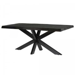 Norris eettafel 180 cm - zwart