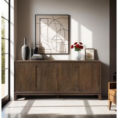 Cortez dressoir 190cm - donkerbruin