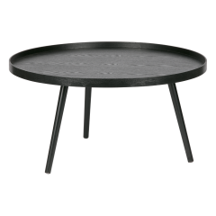 Bijzettafel Mesa Hout XL Zwart 39xø78 van het woonmerk WOOOD