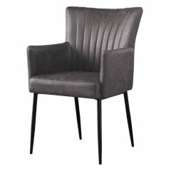 Toledo armstoel - antraciet