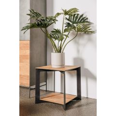 Pandora bijzettafel vierkant - 50 cm - bruin