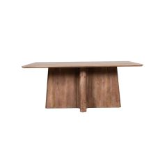 Label51 Scott eettafel 200x100 cm - naturel smooth mangohout