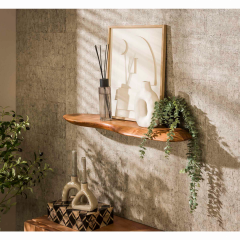 Boka organische wandplank - 90 cm - naturel