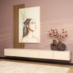 Zwevend tv-meubel Vision 280 cm