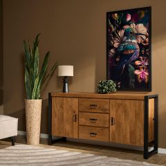 Dressoir Boaz - 160 cm - naturel