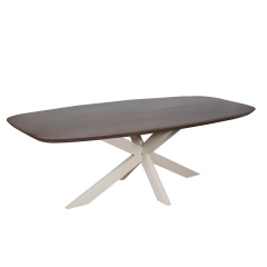 Eettafel Madison 160 cm Deens Ovaal walnoot