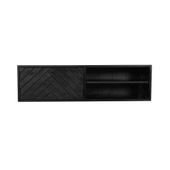 Zwevend tv-meubel New York 120 cm - zwart