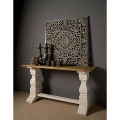 Amanda haltafel - 145 cm - wit