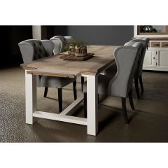 Parma eettafel - 200 cm - wit