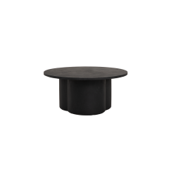 Palazzo salontafel - ø82,5 cm - zwart