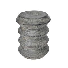 Vinci (cinque) bijzettafel - ø35 cm - bruin