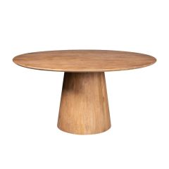Eettafel Madison ø130 cm kolom poot - naturel