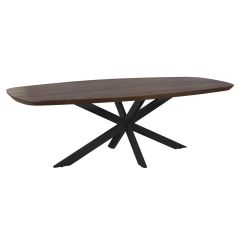 Eettafel Madison Deens ovaal 200 cm bruin