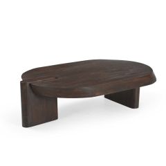 Salontafel Rava 125 cm - donkerbruin