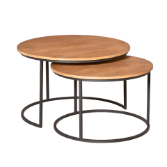 Salontafel Denver set van 2 - naturel