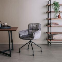 Tower Living Saronno armstoel - lichtgrijs