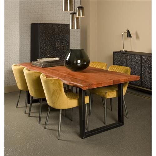 Tower Living Nicosia eettafel - 240 cm - bruin