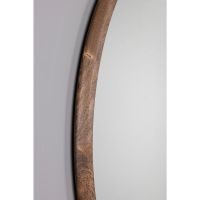 Dutchbone Gale spiegel rond ø80 cm - bruin
