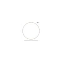 Dutchbone Gale spiegel rond ø80 cm - bruin