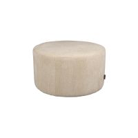 Dutchbone Rocca poef ø70 cm - beige