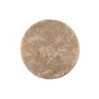 Dutchbone Hairy rond vloerkleed 200 cm - beige