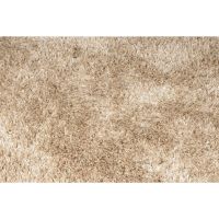Dutchbone Hairy rond vloerkleed 200 cm - beige