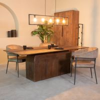 Label51 Owen eettafel 200x100x76 cm - espresso