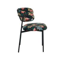 Label51 Ferry eetkamerstoel velvet - flamingo print