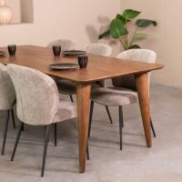 Label51 Fly eettafel 160x90x76 cm - naturel
