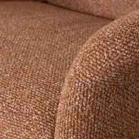 Label51 Stockholm elektrische fauteuil bouclé - koraal