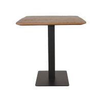 Label51 Restauranttafel 70x70x74 cm - sloppy edge - mangohout - naturel