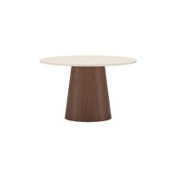 Svea Elliott ronde eettafel travertinelook - beige