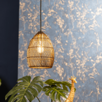 Meya hanglamp Ø20x25 cm metaal zwart/goud van het woonmerk Light&Living