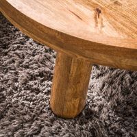 Fraaai Cira ronde salontafels - set van 2 - naturel