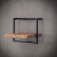 Woody Metaal Wandplank - Bundel Set van Drie 65x60 cm van het woonmerk Fraaai