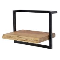 Fraaai Woody metaal wandplank 40 cm