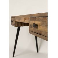 Puur Lund bureau teakhout 113 cm