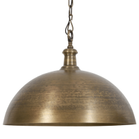Demi hanglamp Ø70 cm ruw oud brons van het woonmerk Light & Living