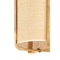 Light & Living Sendai hanglamp Ø42 cm - zand/bamboe