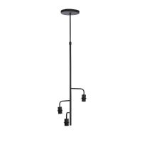 Light & Living Edisa hanglamp 3L Ø48x25 cm - mat zwart
