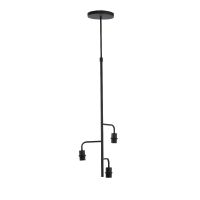 Light & Living Edisa hanglamp 3L Ø48x25 cm - mat zwart