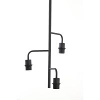 Light & Living Edisa hanglamp 3L Ø48x25 cm - mat zwart