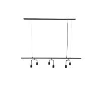 Light & Living Edisa hanglamp 6L - mat zwart