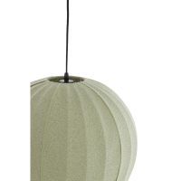 Light & Living Zagori hanglamp ø24x48 cm bouclé - mintgroen