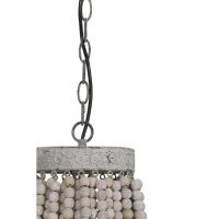 Light & Living Luna hanglamp kralen Ø51 cm - oud wit