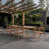 Livingfurn Lugano tuintafel 240 cm - naturel