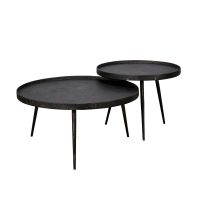 Fraaai Lazio salontafel - set van twee rond